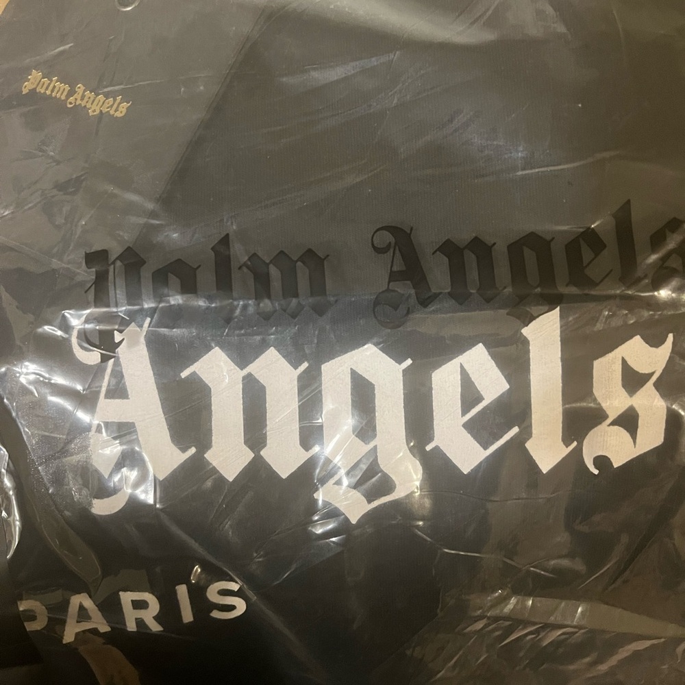 Black and white Palm angels shirt size L